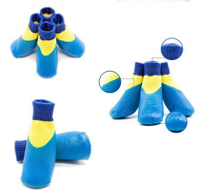 Load image into Gallery viewer, Best Selling Pet Dog Boots Socks New Fashion Dog Waterproof Rain Boots Non-slip Soft Bottom Rubber Shoes