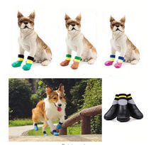 Load image into Gallery viewer, Best Selling Pet Dog Boots Socks New Fashion Dog Waterproof Rain Boots Non-slip Soft Bottom Rubber Shoes