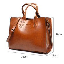 Load image into Gallery viewer, Leather Handbags Big High Quality Casual Female Bags Brand Shoulder Bag Ladies Large