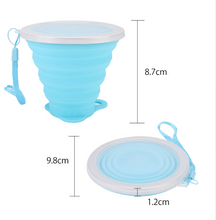 Load image into Gallery viewer, Silicone Retractable Folding cups Telescopic Collapsible Coffee Cups Outdoor Sport Water Cup