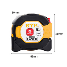 Load image into Gallery viewer, 2-in-1 Infrared Tape Measure Electronic Laser Level Tape Measure Infrared Rangefinder Measuring Tape