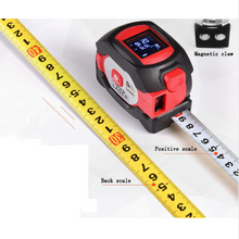 Load image into Gallery viewer, 2-in-1 Infrared Tape Measure Electronic Laser Level Tape Measure Infrared Rangefinder Measuring Tape