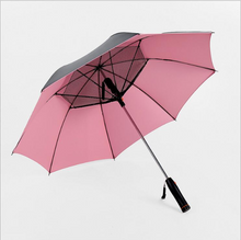 Load image into Gallery viewer, Anti-UV Sunny and Rainy Long-handle Umbrella With Fan