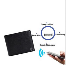 Load image into Gallery viewer, Genuine Leather High Quality Anti Lost Intelligent Bluetooth Purse