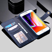Load image into Gallery viewer, 4 in 1 Deluxe Flip Case for iPhone