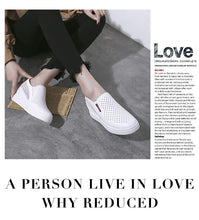 Load image into Gallery viewer, 2019 Fashion Summer Woman Footwear Shoes Wedges Sneakers Hidden Heels