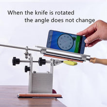Load image into Gallery viewer, PRO Knife Sharpener Professional with3 whetstone Newest Portable 360 Degree Rotation Fixed angle Apex edge KME system