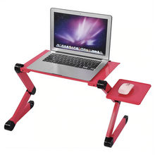 Load image into Gallery viewer, Adjustable Ergonomic Portable Aluminum Laptop Desk. (Mouse Pad Included)