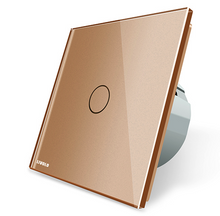 Load image into Gallery viewer, Wall Touch Switch Luxury White Crystal Glass