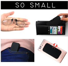 Load image into Gallery viewer, Clip Nose Mini Reading Glasses for women Optical Glasses for men With Box Wallet Prescription Eyeglasses