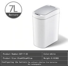 Load image into Gallery viewer, Waterproof Induction Trash Can DZT-7-2S