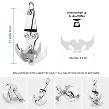 Load image into Gallery viewer, Stainless Steel Flying Tiger Claw Catching Hook