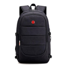 Load image into Gallery viewer, Men's External USB Charging Backpack & Headphone Plug - Anti Theft - Large Laptop Bag