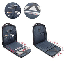 Load image into Gallery viewer, Adjustable Unisex USB Charging Anti Theft Backpack