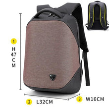 Load image into Gallery viewer, ARCTIC HUNTER Anti Theft USB Charging Backpack