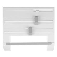 Load image into Gallery viewer, Kitchen Organizer 6 in 1 Aluminum Film Cutter Plastic Wrap Tissue Paper Storage Rack Wall Hanging Spice Jar Holder Rack