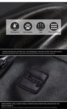 Load image into Gallery viewer, Men's Leather USB Charging Backpack - Anti Theft