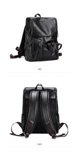 Load image into Gallery viewer, Men's Leather USB Charging Backpack - Anti Theft