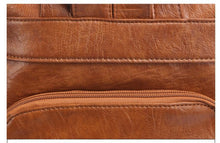 Load image into Gallery viewer, Women's Leather Anti Theft Backpack