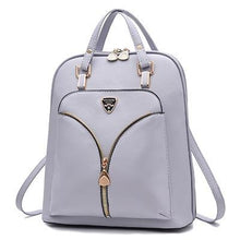 Load image into Gallery viewer, Women's Anti Theft Leather Backpack