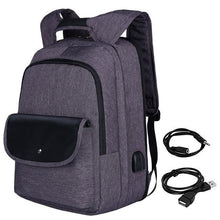 Load image into Gallery viewer, Adjustable Unisex USB Charging Anti Theft Backpack