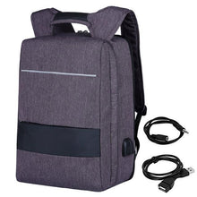 Load image into Gallery viewer, Adjustable Unisex USB Charging Anti Theft Backpack