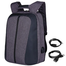Load image into Gallery viewer, Adjustable Unisex USB Charging Anti Theft Backpack