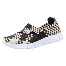 Load image into Gallery viewer, Fashion Women Flats Shoes Woven Breathable Shoes Casual Running Shoes
