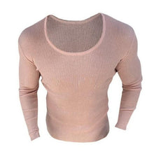 Load image into Gallery viewer, Fashion Muscle Tee Knited Men Sweaters Long Sleeve Slim Fitness Tops Clothes Jogger Tracksuit Hombre Camisa INCERUN Men Clothes