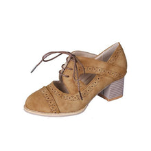 Load image into Gallery viewer, HEE GRAND 2019 Spring Women Fashion Heel Pumps Square Toe Lace UP Square Heel Ladies Elegant Platform Comfortable Shoes XWD7213