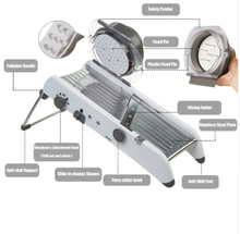 Load image into Gallery viewer, Adjustable Mandoline Slicer Professional Grater

