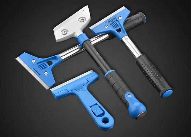 handled scraper wallpaper stripping tool set Clean Glass window scraper -razor scraper tool kit-5 Pieces