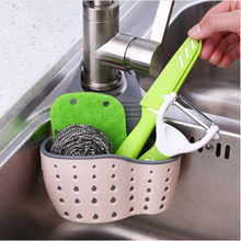 Load image into Gallery viewer, Sink Double Drain Bag Kitchen Gadgets Storage Basket
