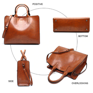 Leather Handbags Big  High Quality Casual Female Bags  Brand Shoulder Bag Ladies Large