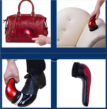 Load image into Gallery viewer, Rechargeable Shoe Brush with 4 Brush Heads Shoe Shine Multi-function Handheld Mini Electric Shoe Polisher Equipment
