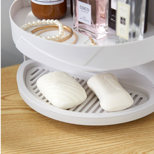 Load image into Gallery viewer, Louis Fashion Bathroom Corner Storage Kitchen Rotating Rack Triangular Locker Wall
