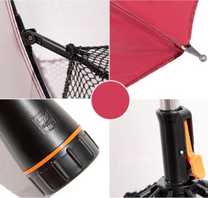 Anti-UV Sunny and Rainy Long-handle Umbrella With Fan