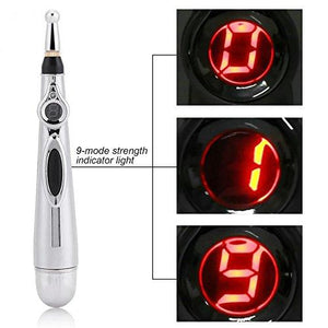 Electronic Laser Acupuncture Pen and Meridian Massager for Pain Relief