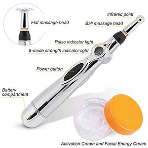 Electronic Laser Acupuncture Pen and Meridian Massager for Pain Relief