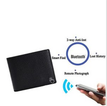 Load image into Gallery viewer, Genuine Leather High Quality Anti Lost Intelligent Bluetooth Purse
