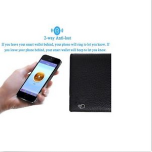 Genuine Leather High Quality Anti Lost Intelligent Bluetooth Purse