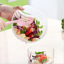 Load image into Gallery viewer, Salad Cutting Bowl Kitchen Gadget Drain Basket Fruit and Vegetable Washing Basket
