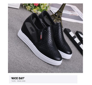 2019  Fashion Summer  Woman Footwear Shoes Wedges Sneakers Hidden Heels