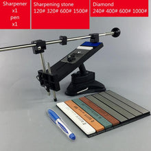 Load image into Gallery viewer, Ruixin Pro II Professional Knife Sharpener chef Knife Sharpening System Pencil Apex edge Sharpener 4 whetstone stones bars
