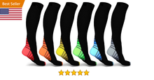 Load image into Gallery viewer, Unisex Sports Compression Socks 5-Pack + 1 Free Sock

