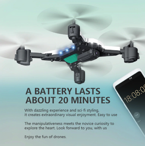 Foldable Quadcopter KY601S Equipped With 1080P WIFI FPV