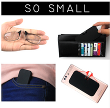 Load image into Gallery viewer, Clip Nose Mini Reading Glasses for women Optical Glasses for men With Box Wallet Prescription Eyeglasses
