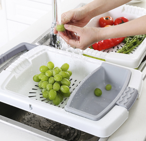 Multifunction Kitchen Chopping Blocks Sinks Drain Basket Cutting Board