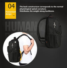 Load image into Gallery viewer, Men&#39;s Water Resistant Backpack with USB Charging &amp;amp
