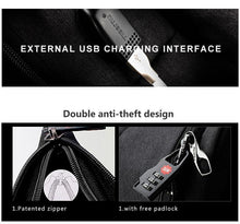 Load image into Gallery viewer, Tigernu Anti-Theft USB Charging Backpack
